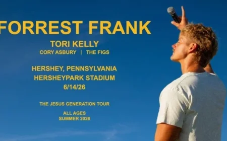 Forrest Frank to Headline Hersheypark Stadium Concert in 2026
