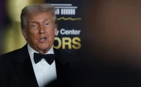 Trump Lightens Mood with Trump-Kennedy Center Joke at Honors Ceremony