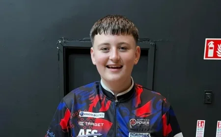 Teen Scotsman narrowly misses historic victory in World Darts Championship final