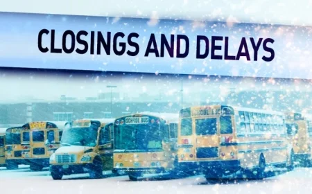Winter Weather Concerns Cause Delays for Eastern North Carolina Schools