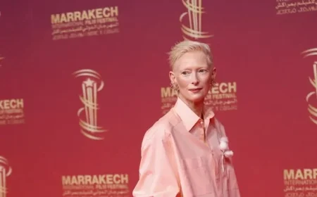Tilda Stands Out as Best-Dressed at Film Festival Yet Again