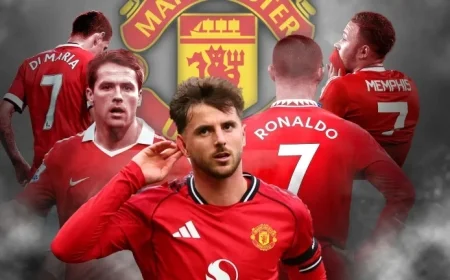 Mason Mount Follows Cristiano Ronaldo’s Legacy at Man Utd in Quest to Break the No 7 Curse