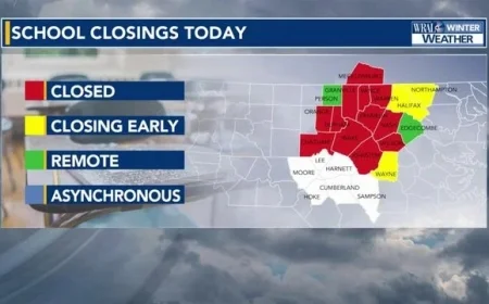 Schools Close in Anticipation of Potential Winter Storm Event