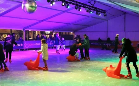 Experience the Excitement as De Koemarkt Ice Rink Goes Live Again