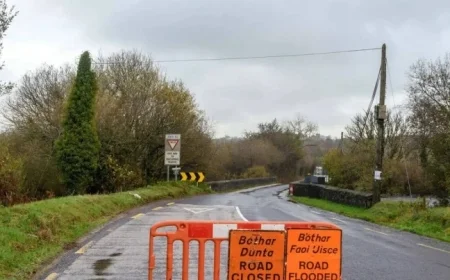 Flooding Closes Numerous Rural Roads in Cork This Afternoon
