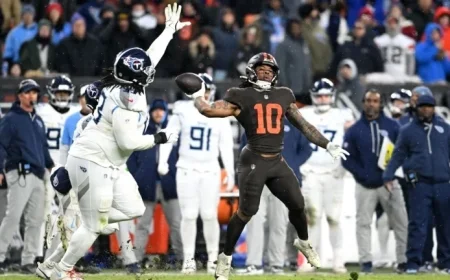 Browns Coach Owns Up to Failed 2-Point Conversion Without Sanders in Crucial Moment