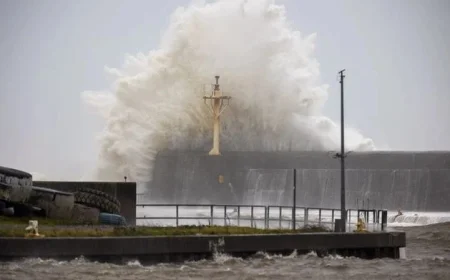 Storm Bram Unleashes Wild Seas Flooding and Power Outages in Wicklow Captured in Striking Photos
