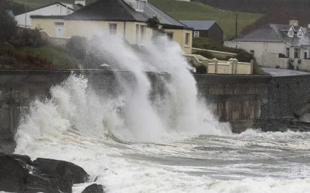 Storm Bram Prompts Orange Wind Alert: Met Éireann Warns Coastal Counties as Severe Weather Looms