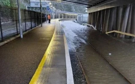 Storm Bram Forces Closure of Waterford Train Station