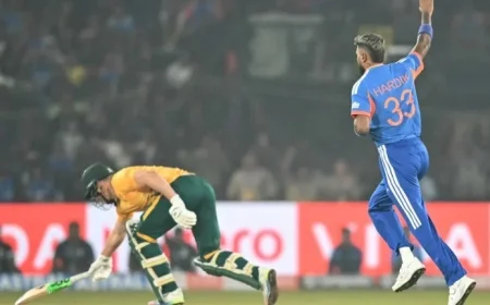 Pandya’s explosive performance leads India to dominate South Africa in T20 series opener