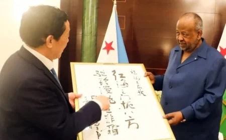 Engage in a Key Bilateral Meeting with President Ismaïl Omar Guelleh of Djibouti