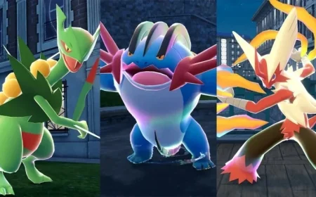 Pokémon Legends Z-A Brings Back Hoenn Starter Mega Stones