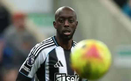 Yoane Wissa Eager for Increased Playtime as Newcastle Targets Champions League Knockout Stage
