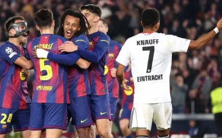 FC Barcelona Launches Immediate Pressure on Eintracht Frankfurt – Live Updates: Champions League Group Stage
