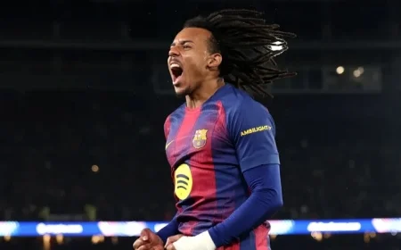 Koundé Shines with Brace to Secure Barcelona’s Victory as Champions League Returns to Camp Nou