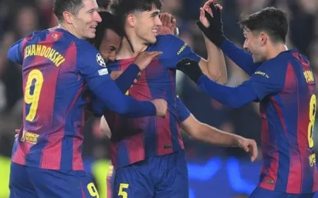 Defender Shines as Barcelona Overcomes Deficit to Secure Home Victory in Champions League