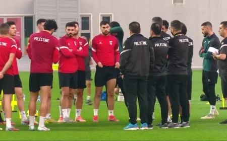 Watch Palestine Gear Up for Historic FIFA Arab Cup Showdown Against Saudi Arabia