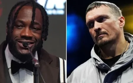 Deontay Wilder and Oleksandr Usyk in Surprise Heavyweight Fight Talks with Confirmed Timeline