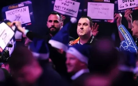 World Darts Championship Star Battles Injury After Assault by Football Hooligans