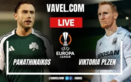 Panathinaikos vs Viktoria Plzen Live Updates and Score from UEFA Europa League Clash
