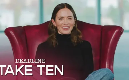 Emily Blunt Discusses The Smashing Machine and Teases A Quiet Place Part III