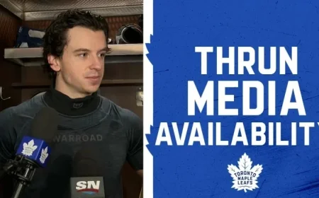 Henry Thrun Pre Game Insights Ahead of San Jose Sharks Clash December 11 2025