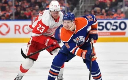 Oilers vs Red Wings Projected Lineup Revealed