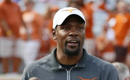 Kevin Durant’s Former Texas Teammate Steals the Spotlight with Stylish Outfit at Rockets Game 17 Years Later