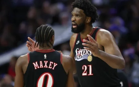 Joel Embiid and Paul George Set to Face Pacers Initial Injury Report Shows Promise