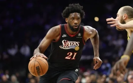Joel Embiid’s Vintage Performance Propels Sixers to Victory Over Pacers Despite Tyrese Maxey’s Absence