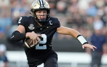 AP All-SEC Awards See QB Diego Pavia and Coach Clark Lea Earn Top Honors for Surprising Vanderbilt