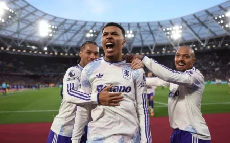 Thrilling Clash: Aston Villa Triumphs 3-2 Over West Ham With Morgan Rogers Leading the Charge in Second-Half Comeback