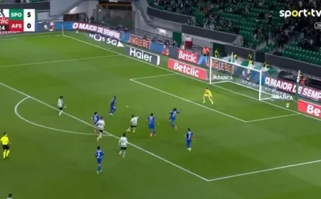 Geny Catamo Scores Twice to Seal Sportings Dominant Victory Over Aves SAD