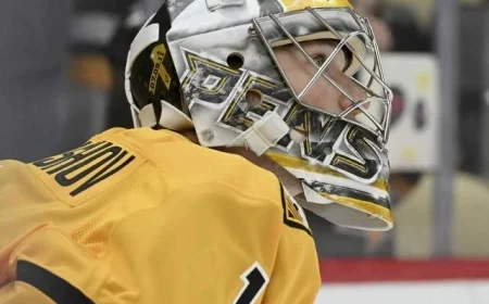 Sergei Murashov Set to Defend the Net as Penguins Face Off Against Mammoth