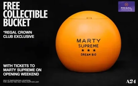 Discover the Free Marty Supreme Popcorn Bucket from Regal Crown Club