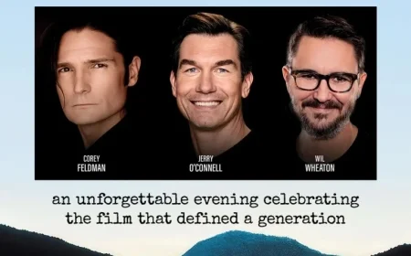 Stand By Me Icons Corey Feldman Jerry O’Connell and Wil Wheaton Reunite for 40th Anniversary Tour