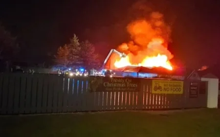 Massive Fire Destroys Beloved Ayrshire Garden Centre in Devastating Blaze