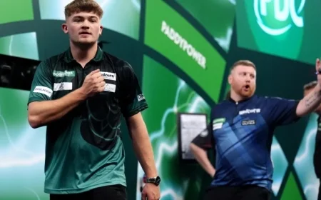 Young Debutant Charlie Manby Shocks World Darts Championship with Stunning Upset