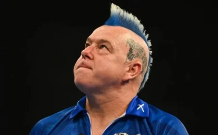 Peter Wright Shares His Thoughts on Competing Against Trans Darts Star Noa-Lynn van Leuven