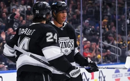 Kings Face Monday Challenge Without Byfield and Danault
