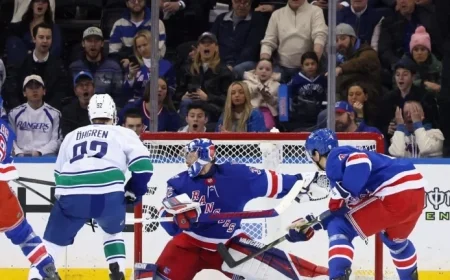 Ohgren Celebrates Milestone with First Goal for Canucks