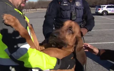 DC Police Bloodhound Amazingly Locates Two Missing Individuals