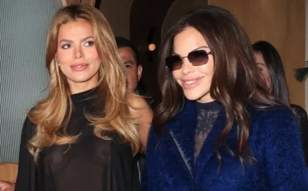 Brooks Nader Stuns in Sheer Top During Dinner with Lauren Sanchez Bezos and Sisters