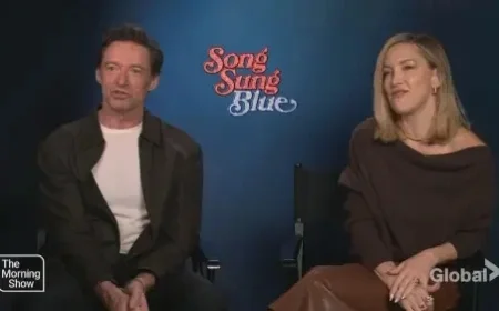 Hugh Jackman Takes on Neil Diamond in Uplifting Song Sung Blue Biopic