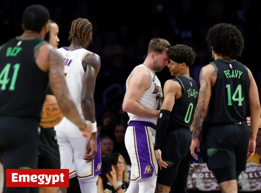 NBA Fans React to Luka Doncic’s Viral Stare-Down Moment with Buzzing Commentary