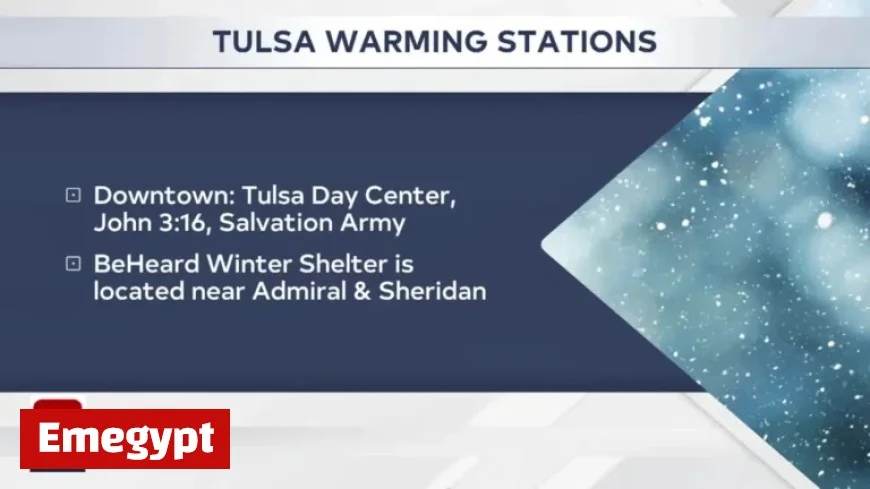 Tulsa Warming Shelters Ready as Winter Weather Preparations Begin