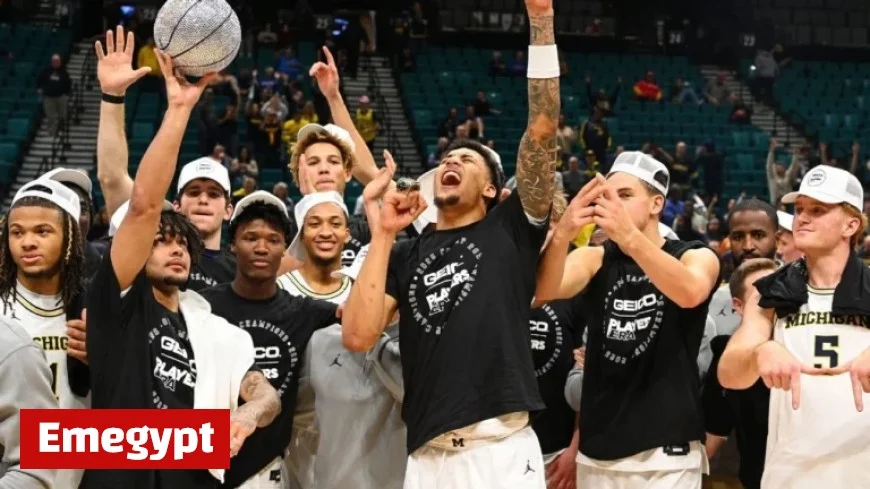 Michigan Climbs to No. 3 in AP Top 25 Men’s Poll