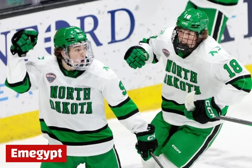 Zellers’ Overtime Goal Seals UND’s Series Sweep Victory