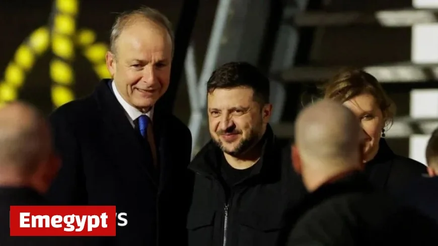 Ukrainian President Zelensky Lands in Dublin for Key Visit
