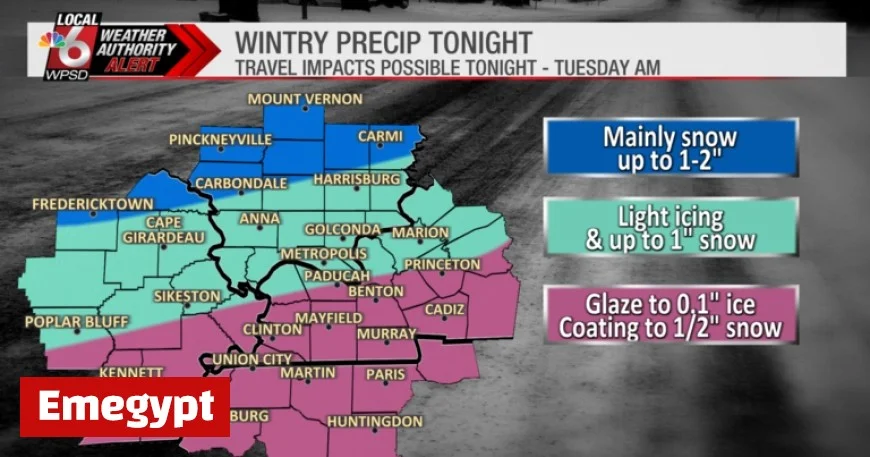 Weather Authority Issues Alert for Monday Night to Tuesday Morning